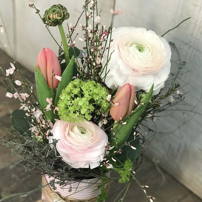 Arrangement piqué en hauteur