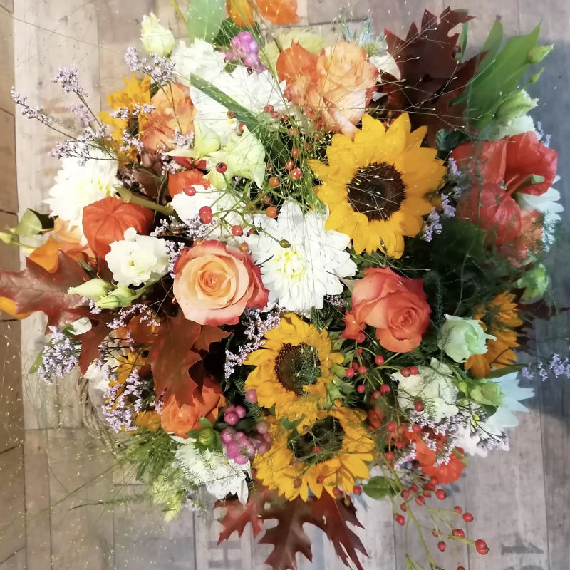 Arrangement piqué rond